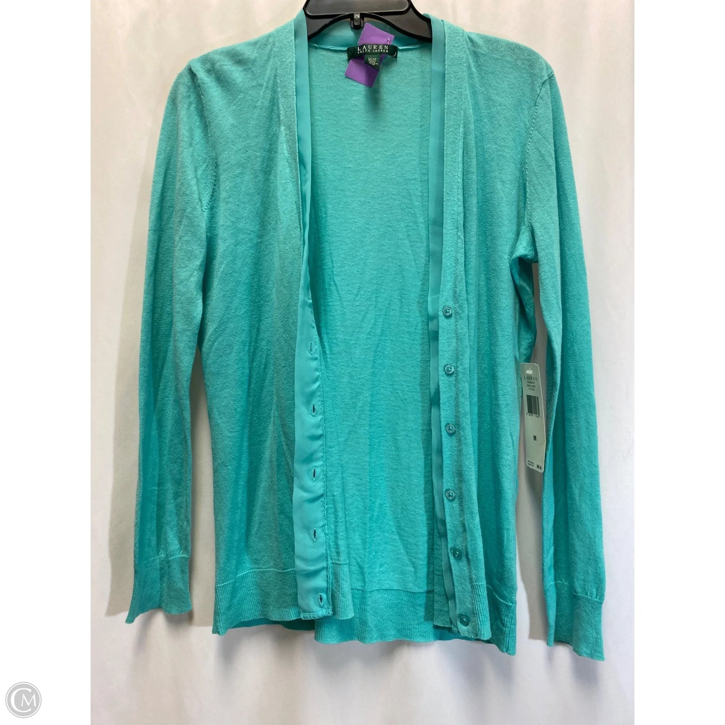 Cardigan By Ralph Lauren In Blue, Size: M