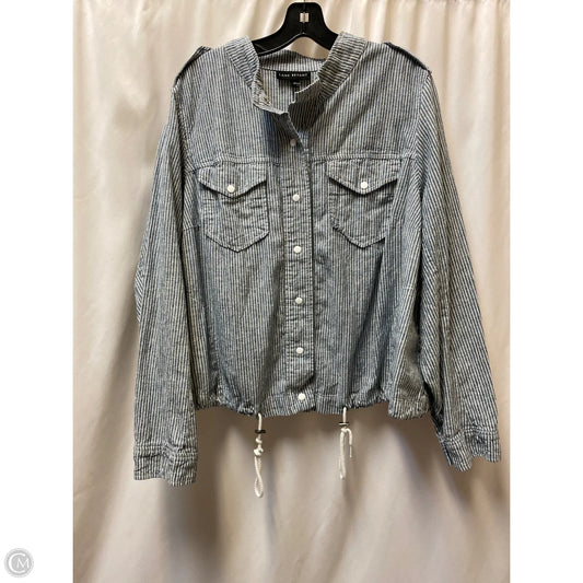 Jacket Other By Lane Bryant In Blue, Size: 2x