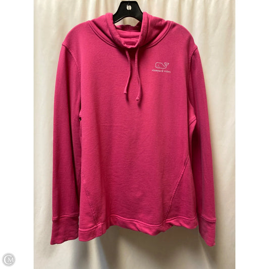 Sweatshirt Crewneck By Vineyard Vines In Pink, Size: L