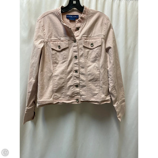 Jacket Denim By Bandolino In Pink Denim, Size: L