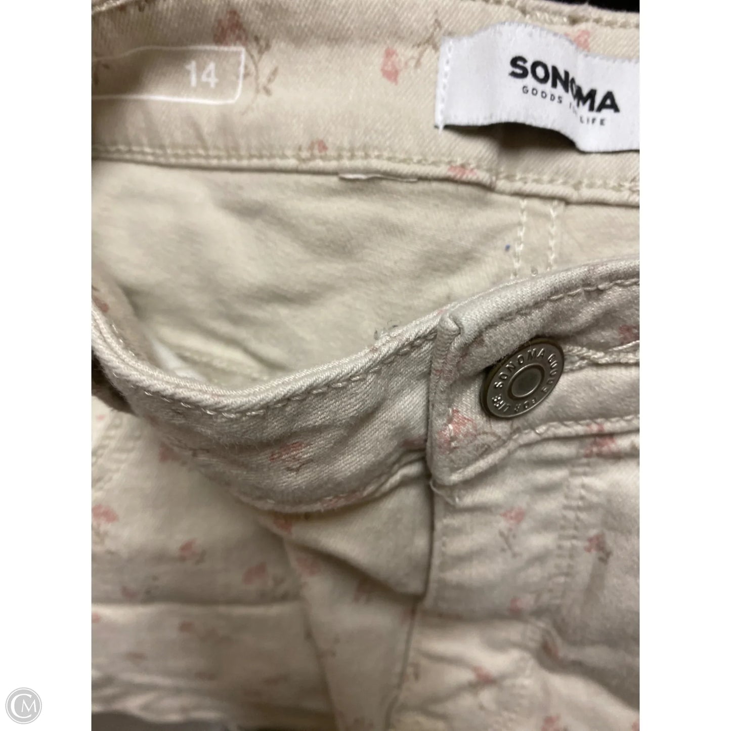 Shorts By Sonoma In Beige, Size: 14