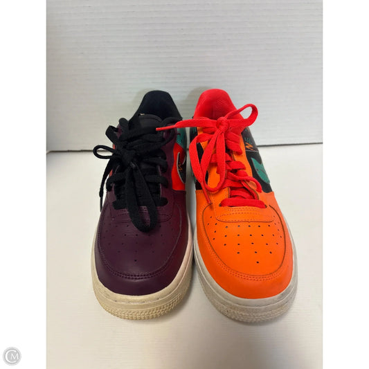 Shoes Sneakers By Nike In Orange & Purple, Size: 9.5