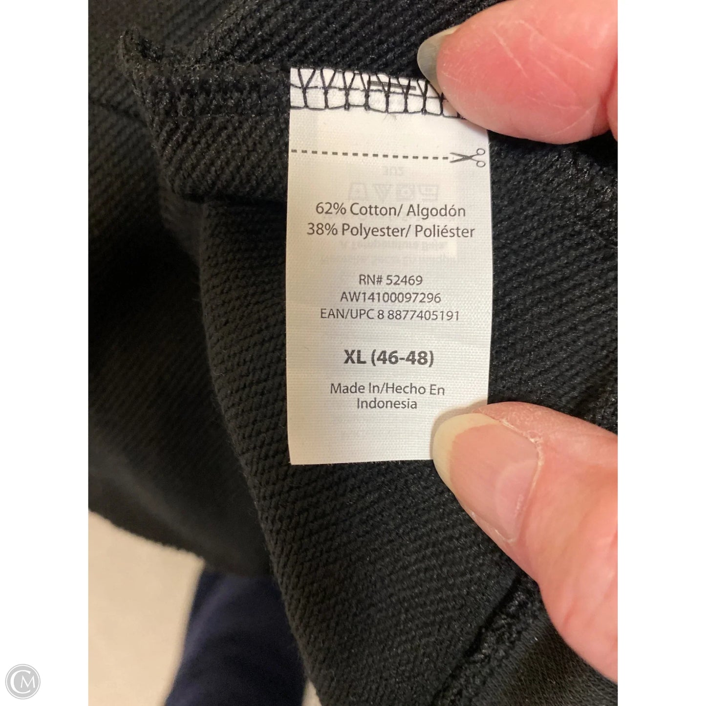 Sweatshirt Crewneck By Athletic Works In Black, Size: Xl