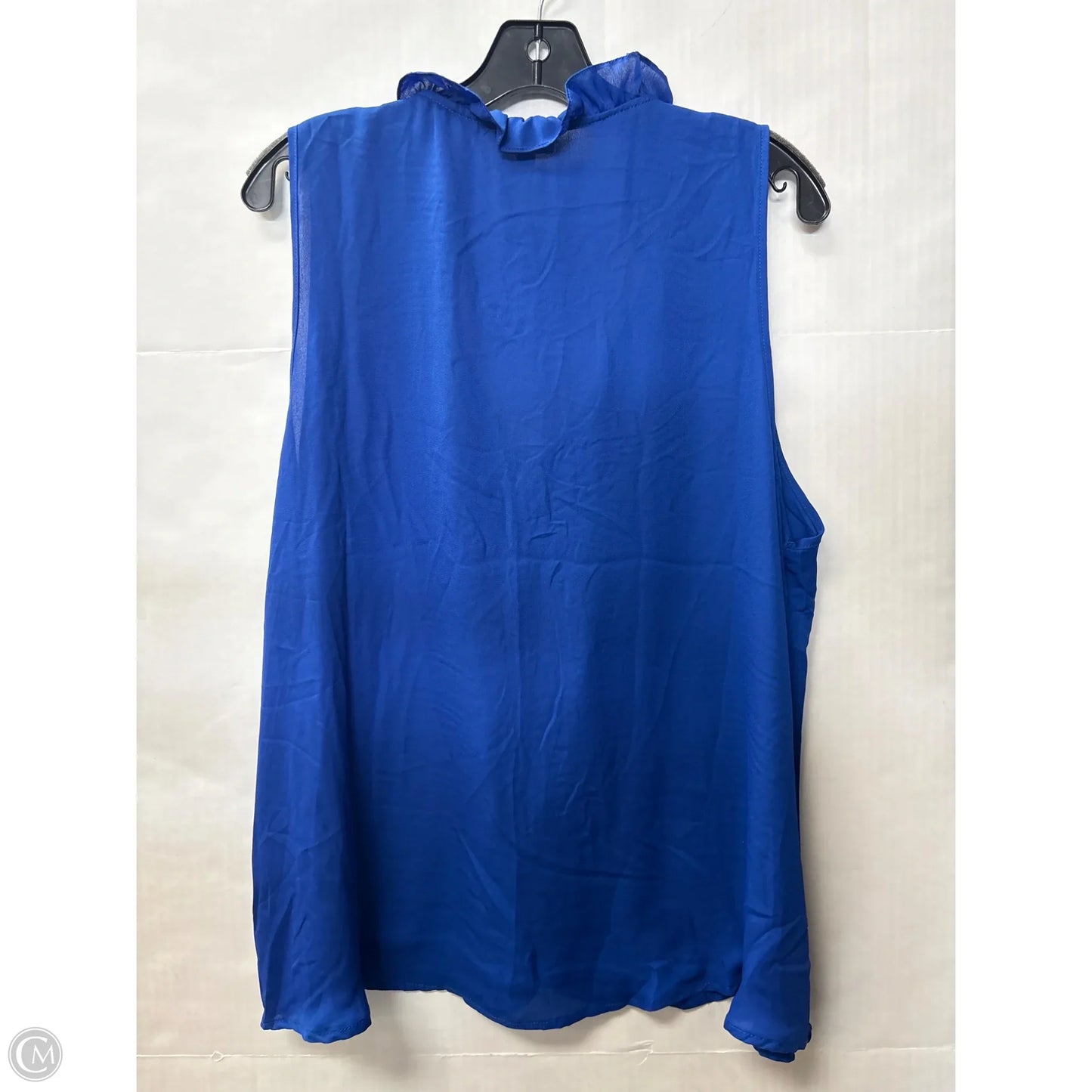 Top Sleeveless By Clothes Mentor In Blue, Size: 2x