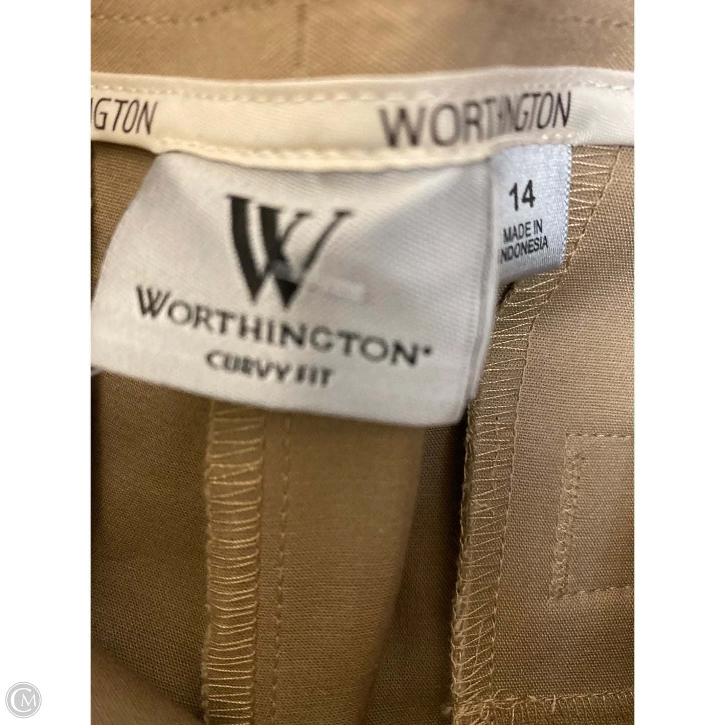 Pants Dress By Worthington In Beige, Size: 14
