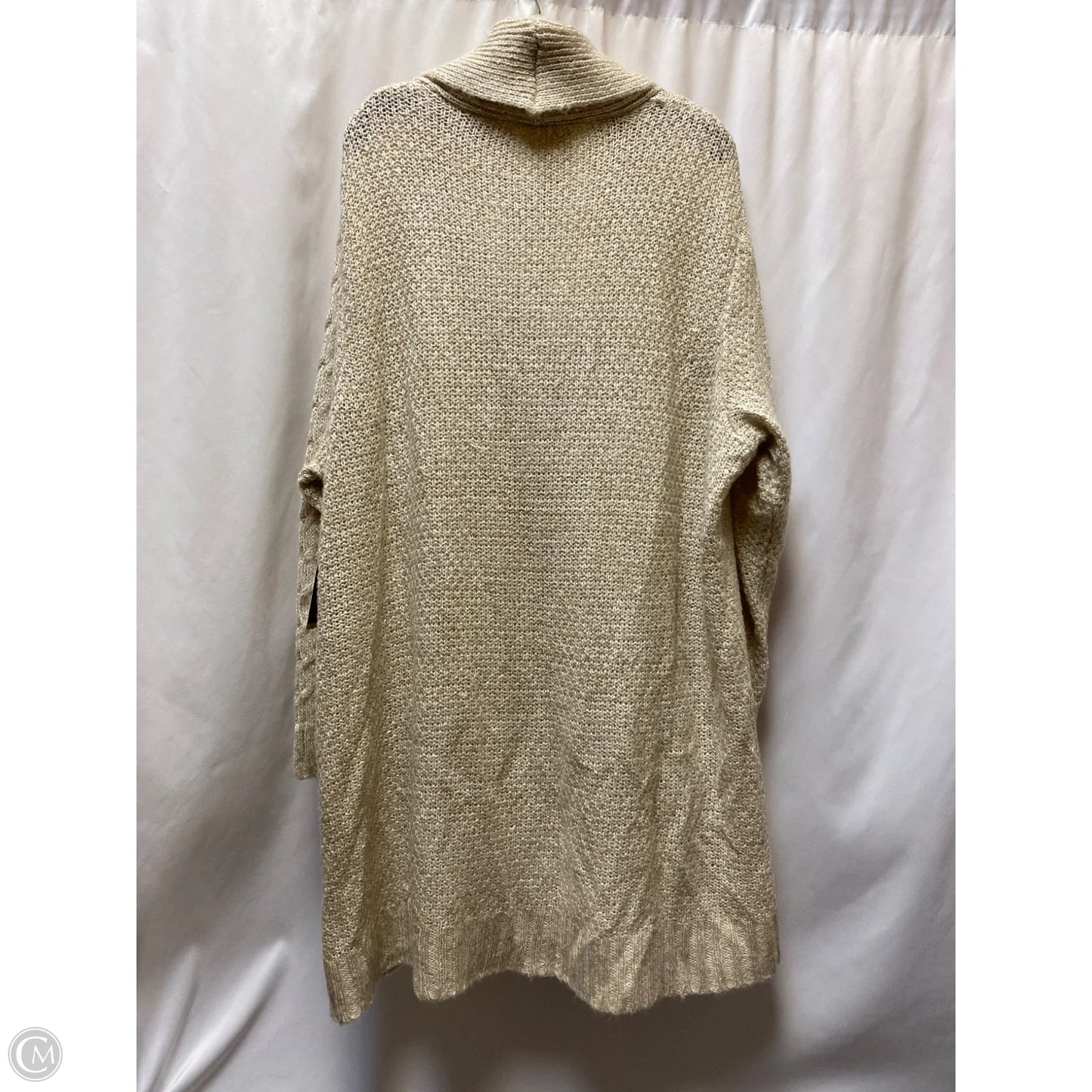 Cardigan By Faded Glory In Tan, Size: 4x