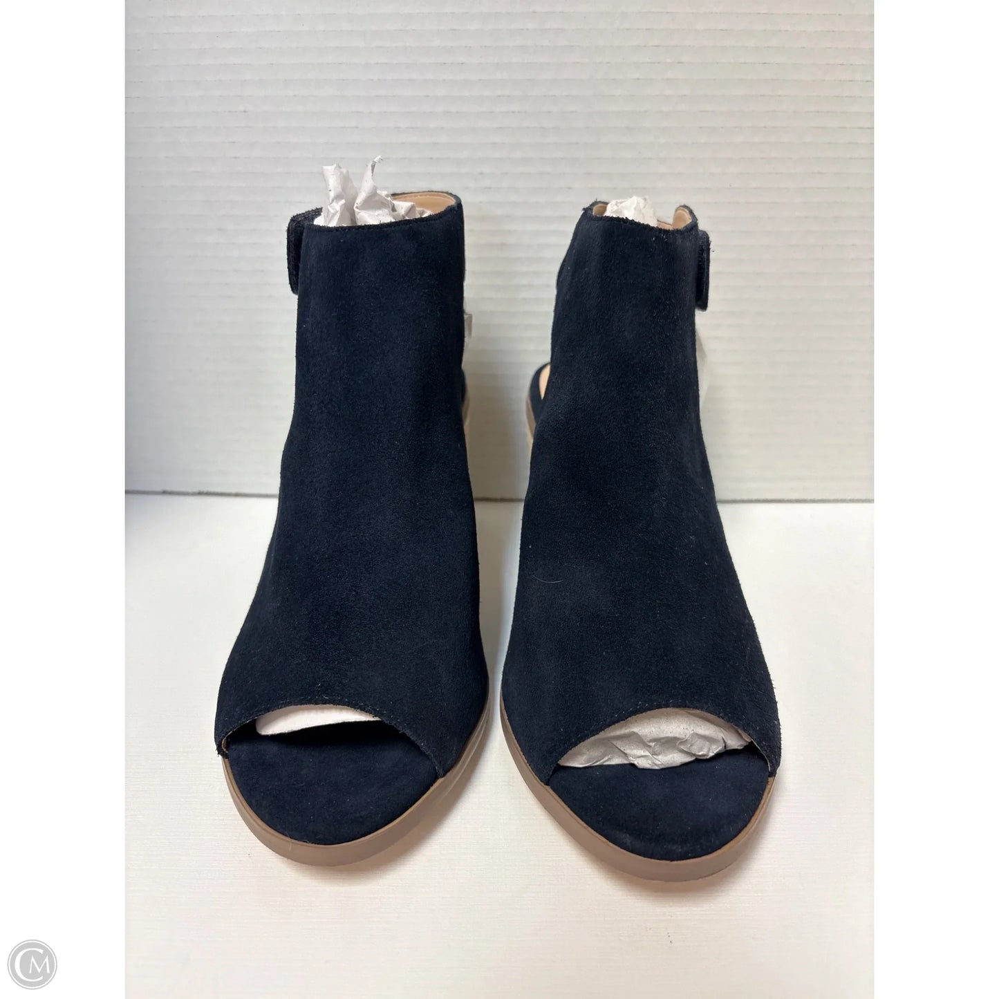 Sandals Heels Block By Sole Society In Navy, Size: 10