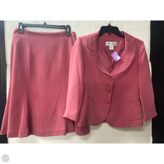 Skirt Suit 2pc By Jones New York In Pink, Size: 4
