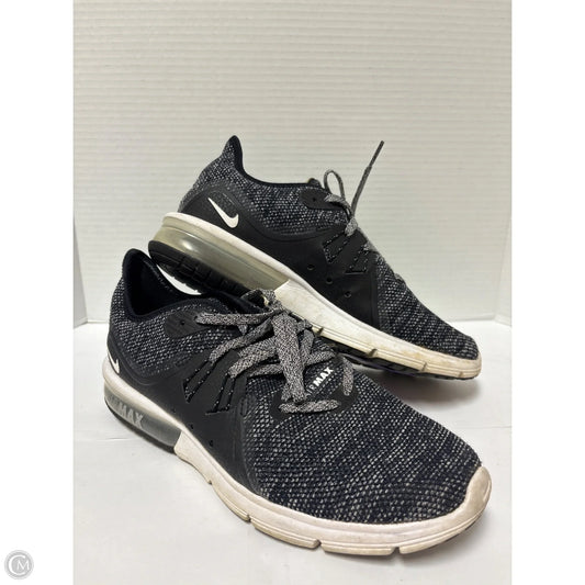 Shoes Athletic By Nike In Black & White, Size: 8