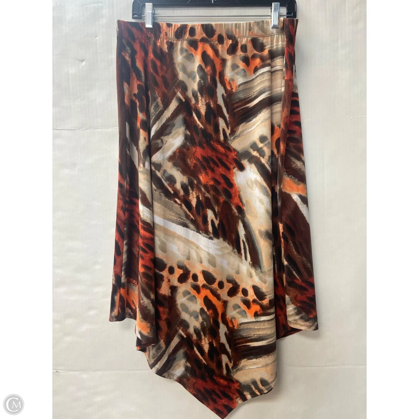 Skirt Maxi By New Directions In Orange, Size: Xl