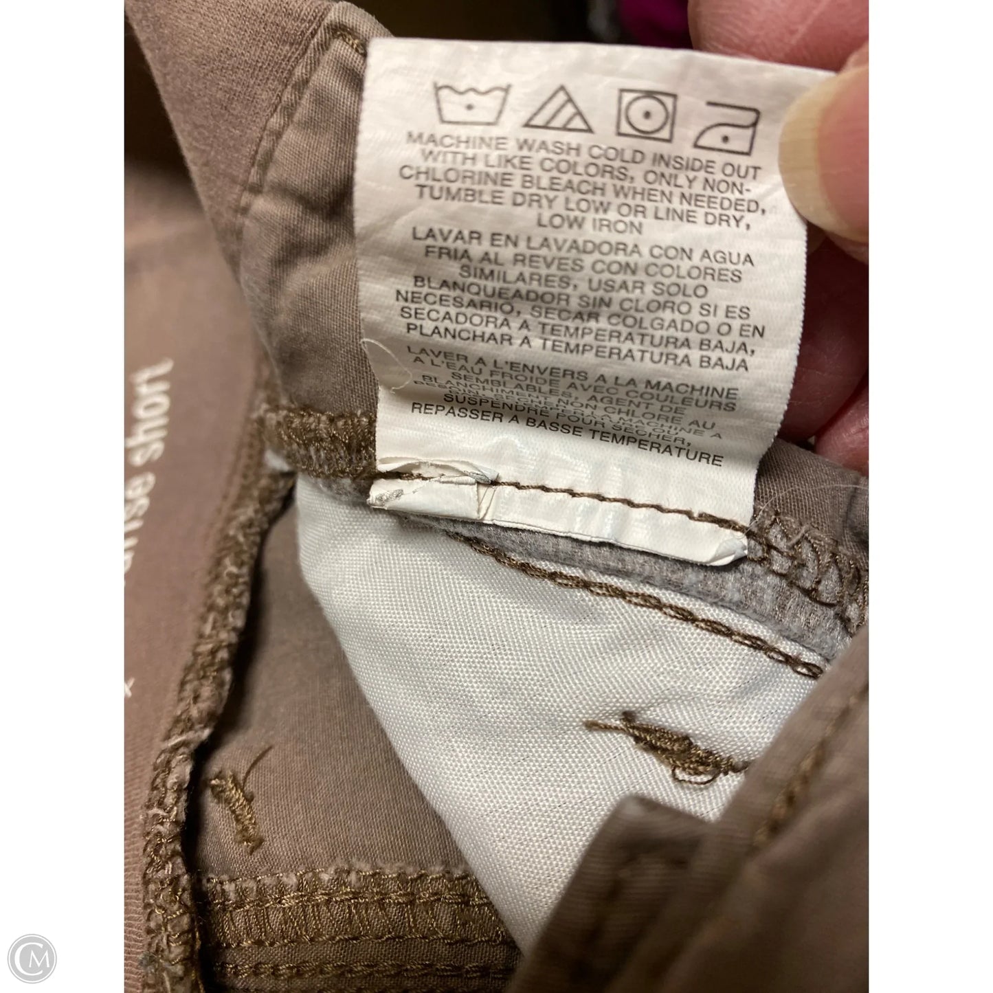 Shorts By Lee In Taupe, Size: 14