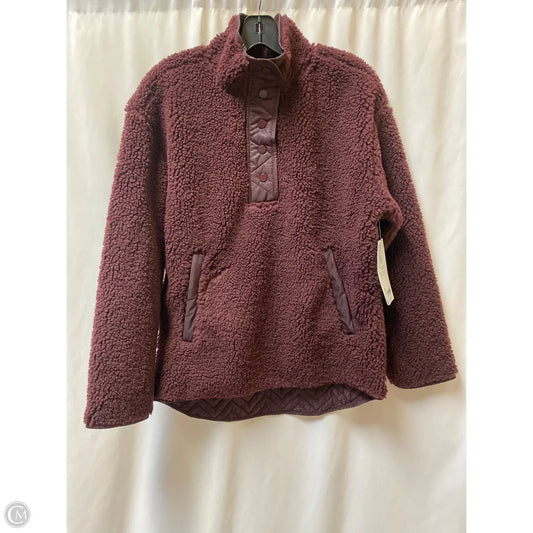 Athletic Fleece By Athleta In Maroon, Size: S