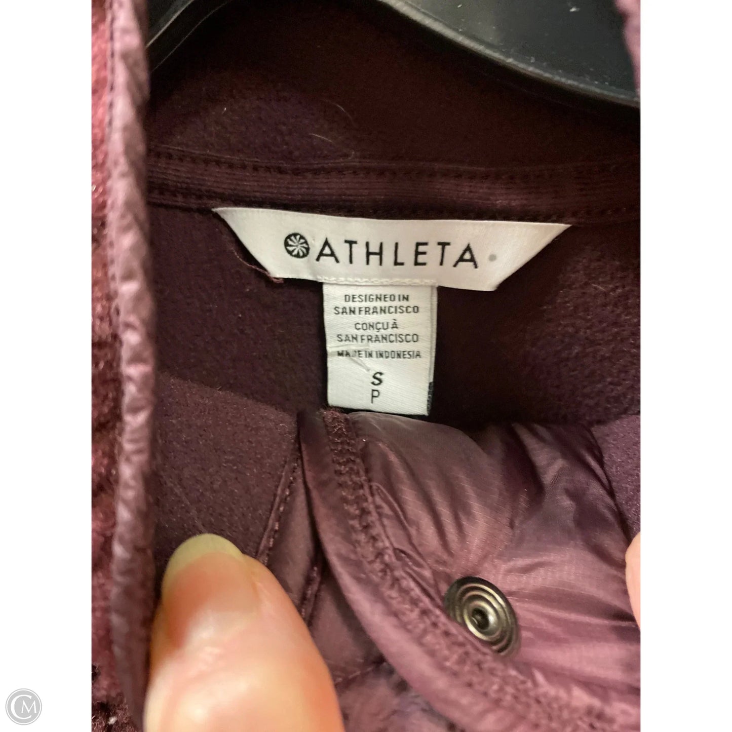 Athletic Fleece By Athleta In Maroon, Size: S