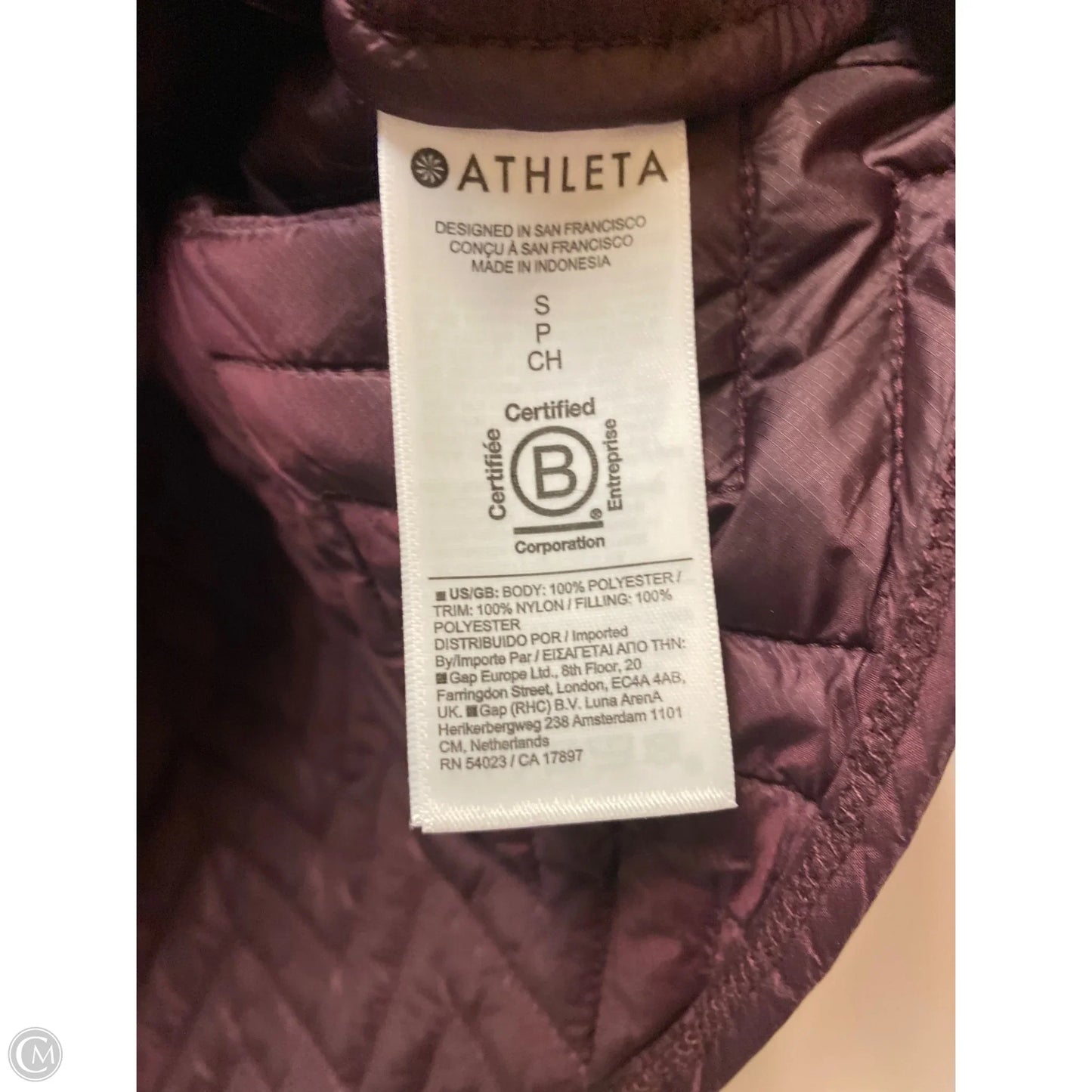Athletic Fleece By Athleta In Maroon, Size: S