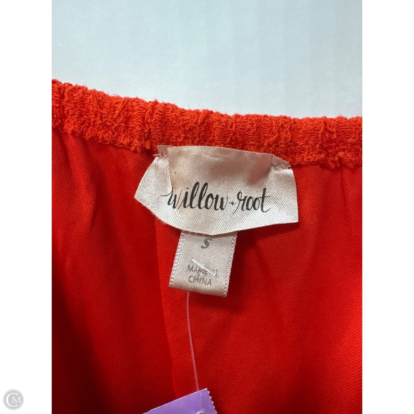 Top Sleeveless By Clothes Mentor In Orange, Size: S