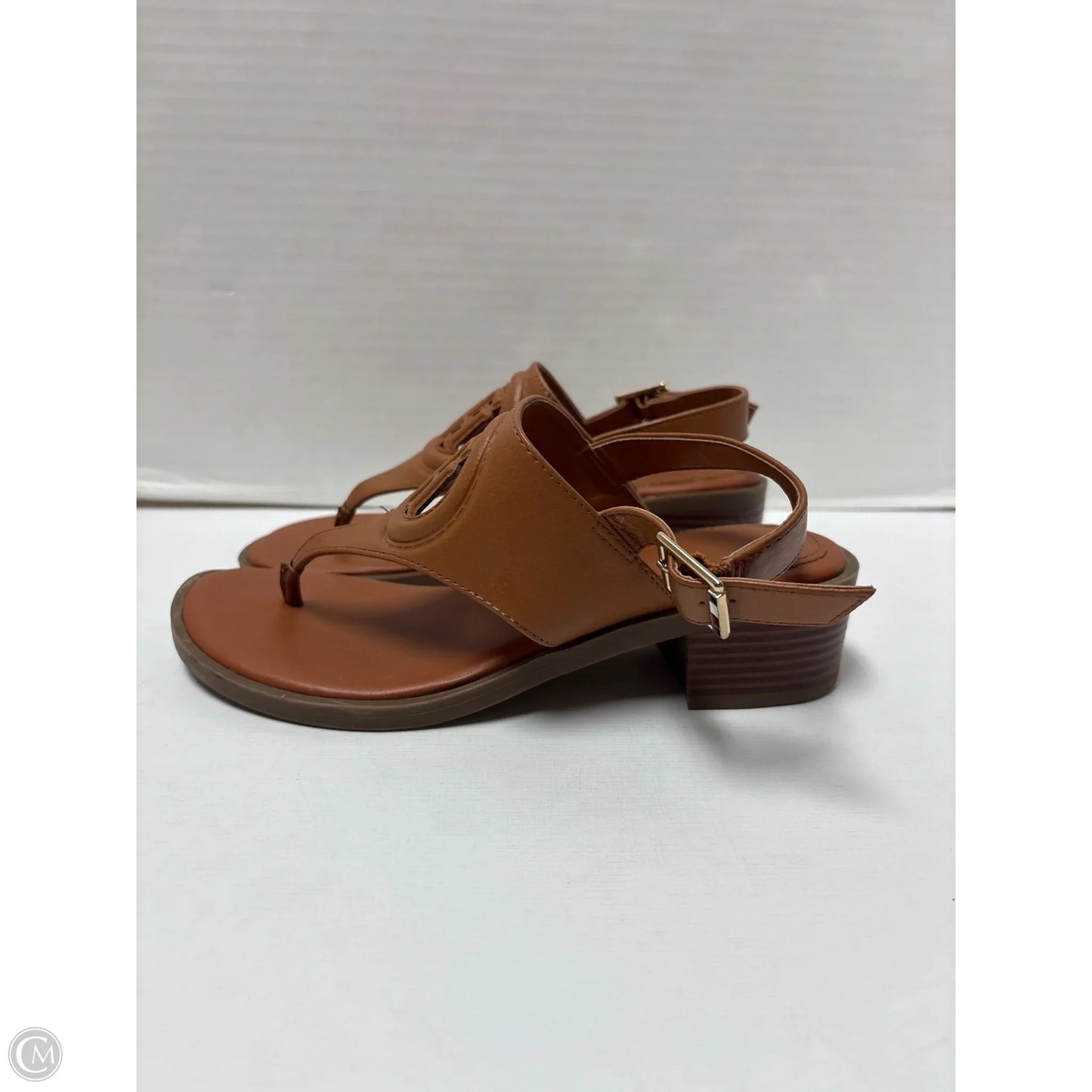 Sandals Flats By Tommy Hilfiger In Brown, Size: 7