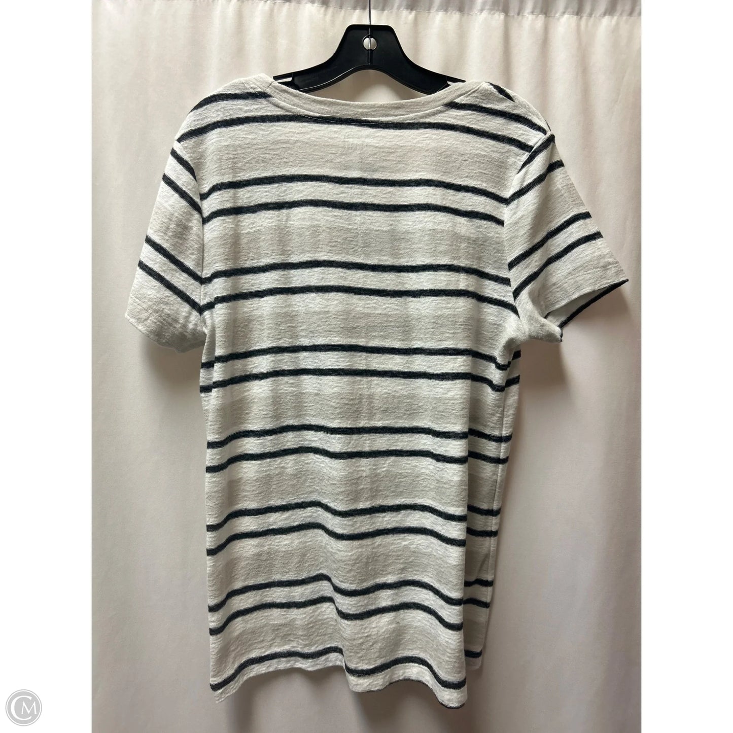 Top Short Sleeve By Time And Tru In White, Size: L