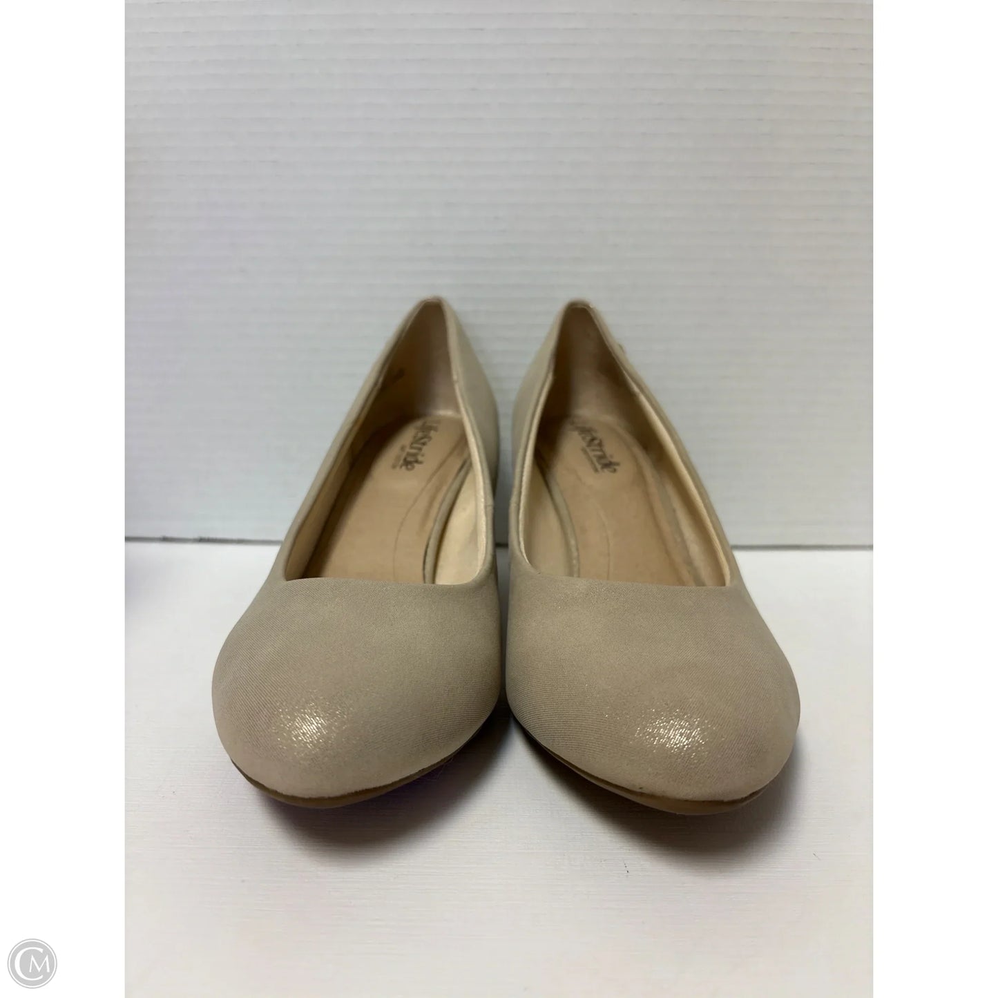 Shoes Heels Kitten By Life Stride In Tan, Size: 6.5