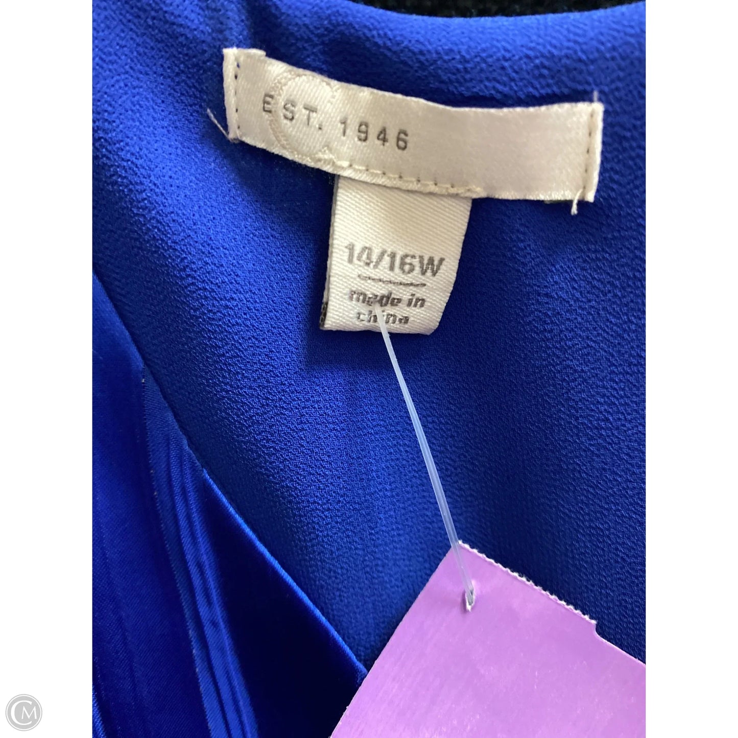 Top Long Sleeve By Cato In Blue, Size: L