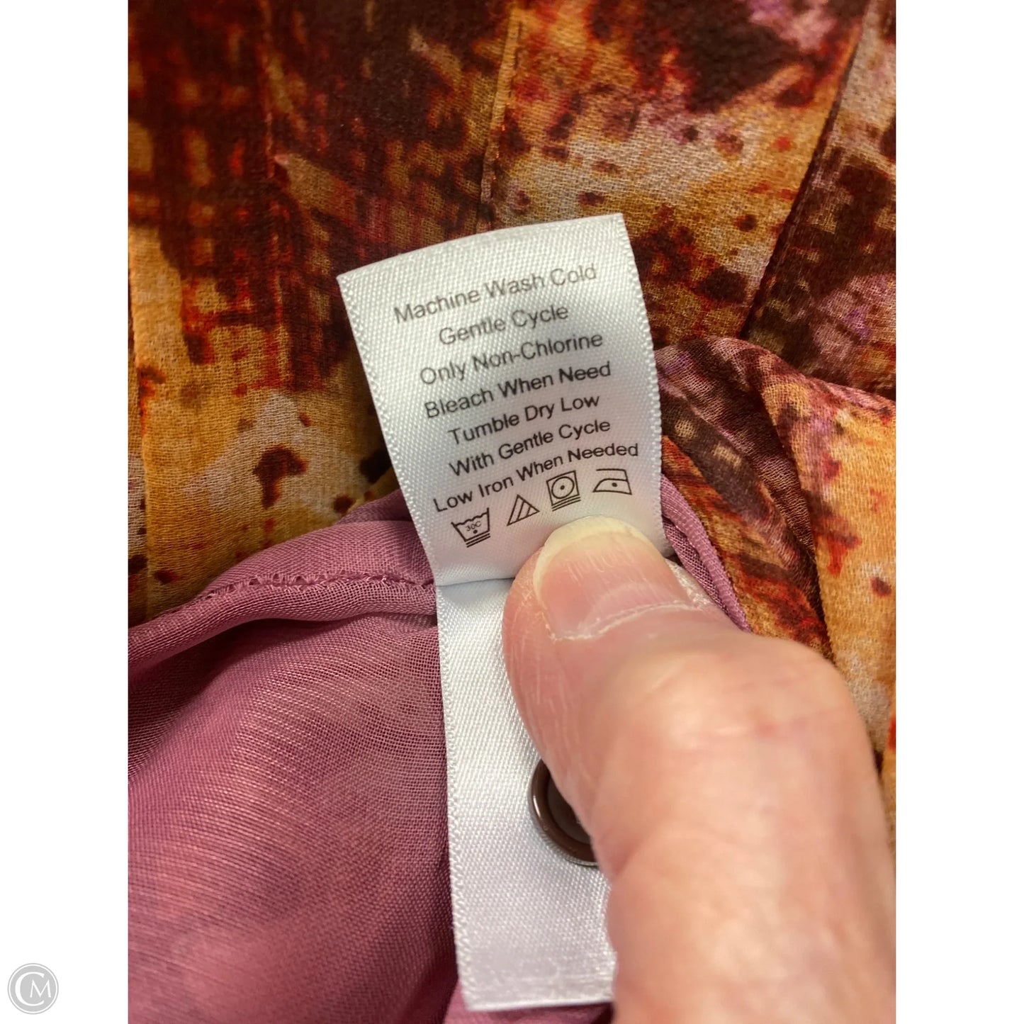 Top Long Sleeve By Coldwater Creek In Maroon, Size: Lp