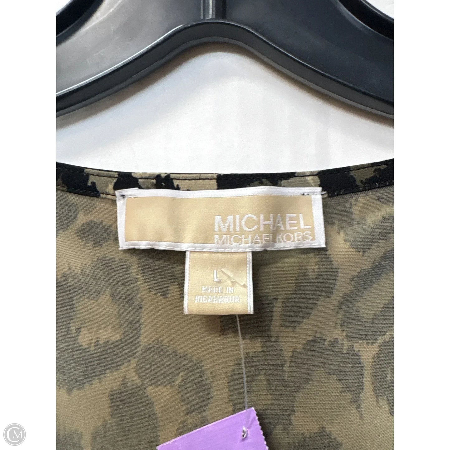 Top Sleeveless By Michael By Michael Kors In Green, Size: L