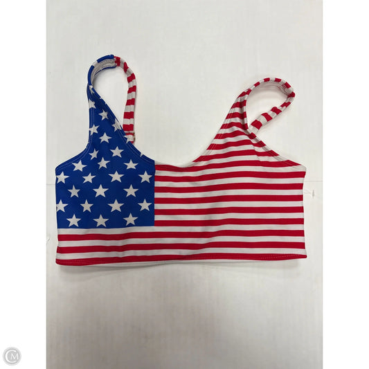 Swimsuit Top By Xhilaration In Red & White, Size: S