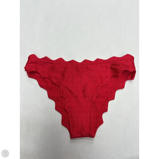 Swimsuit Bottom By Cupshe In Red, Size: S