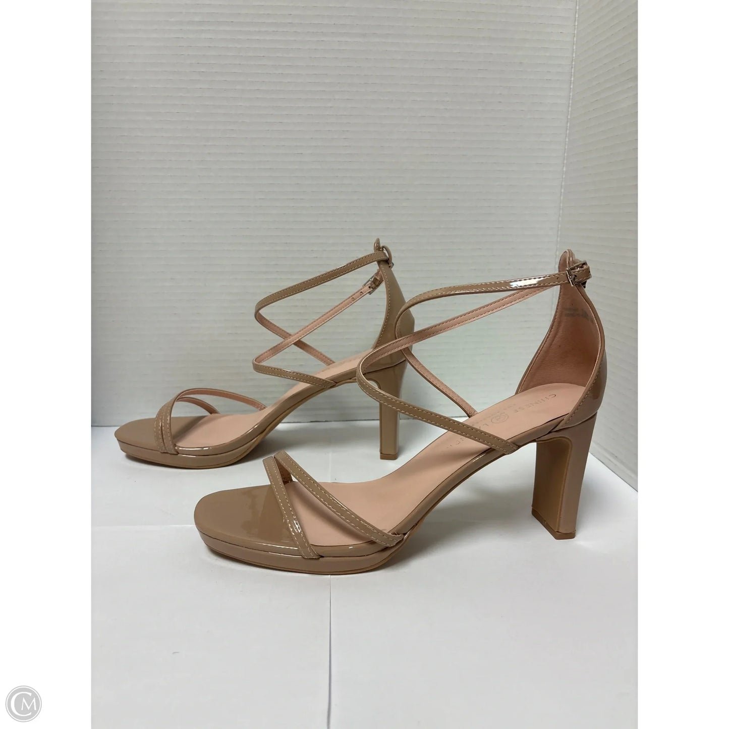 Shoes Heels Block By Chinese Laundry In Tan, Size: 9.5