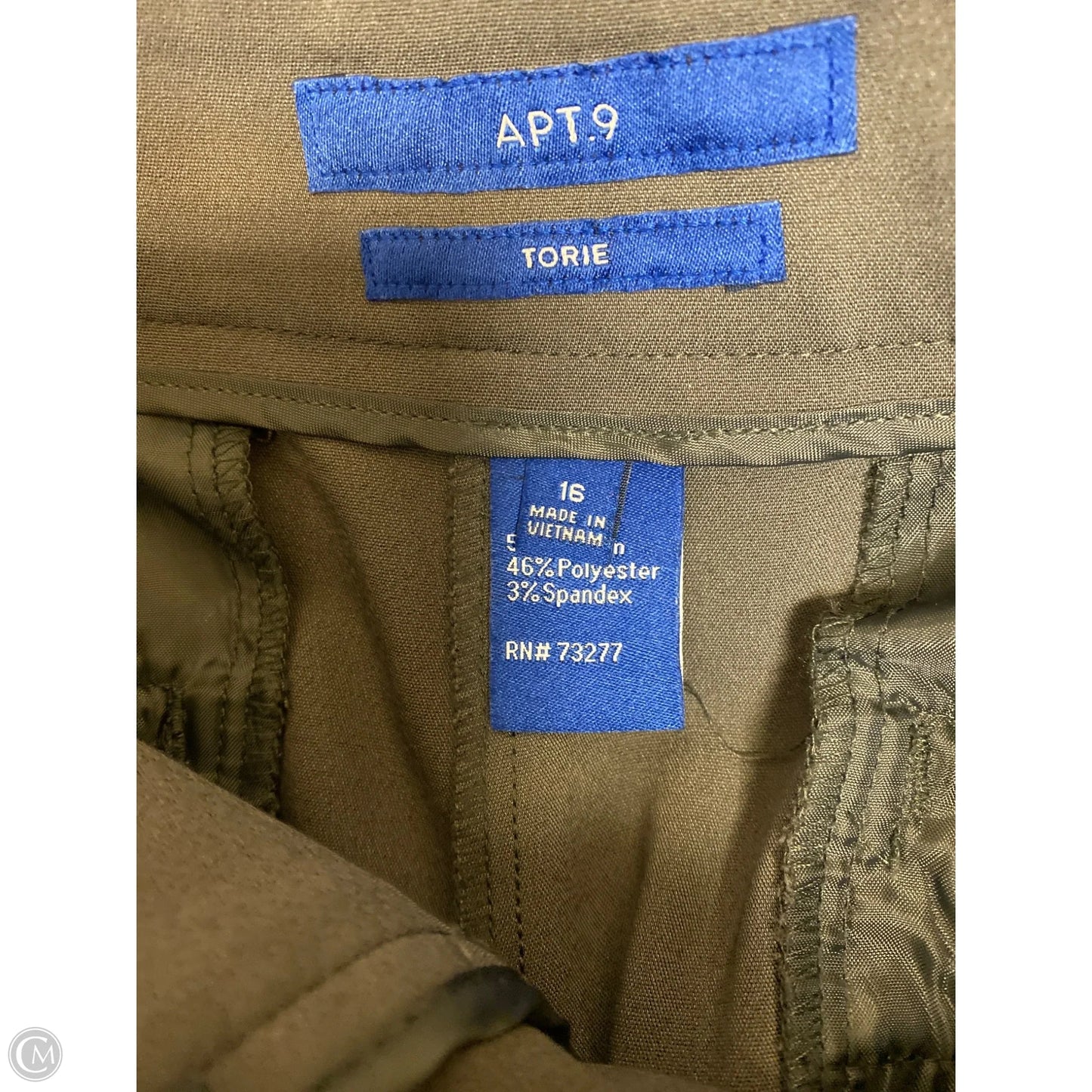 Pants Dress By Apt 9 In Grey, Size: 16