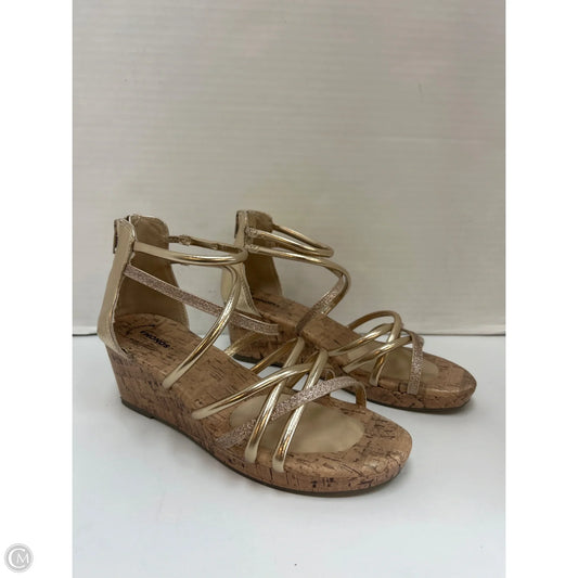 Shoes Heels Block By Sonoma In Gold, Size: 6