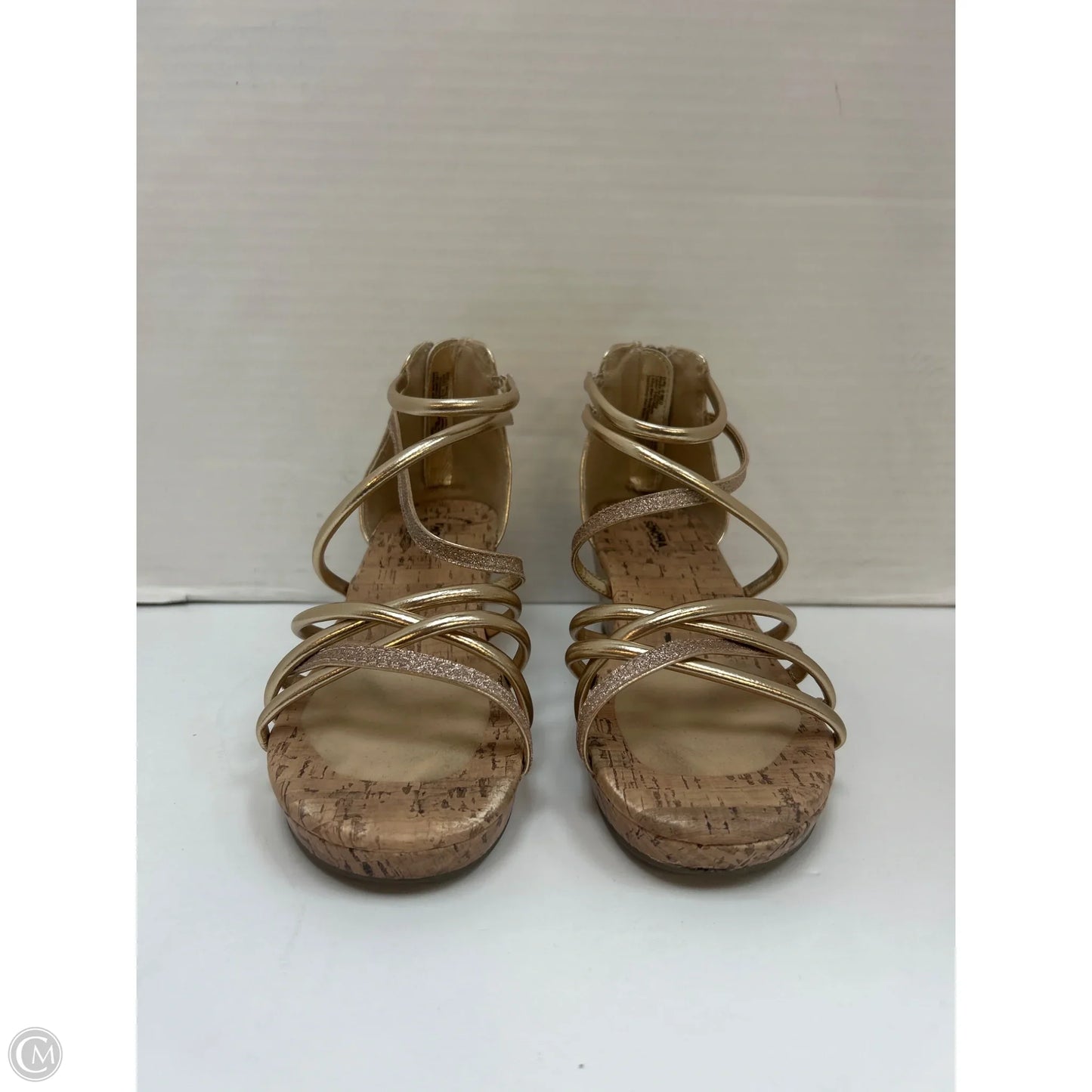 Shoes Heels Block By Sonoma In Gold, Size: 6