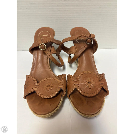 Shoes Heels Block By Jack Rogers In Brown, Size: 6