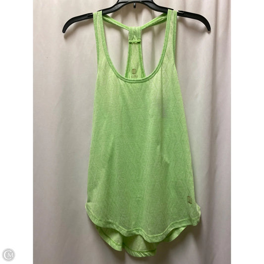 Athletic Tank Top By Balance Collection In Green, Size: S