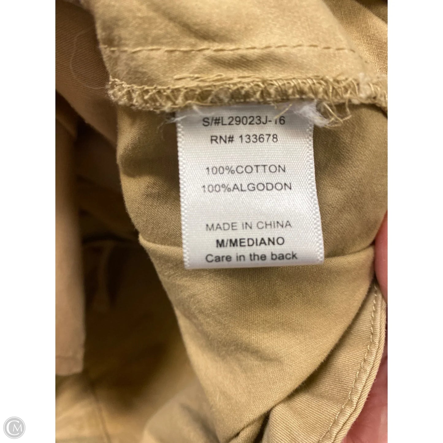 Jacket Other By Love Tree In Brown, Size: M