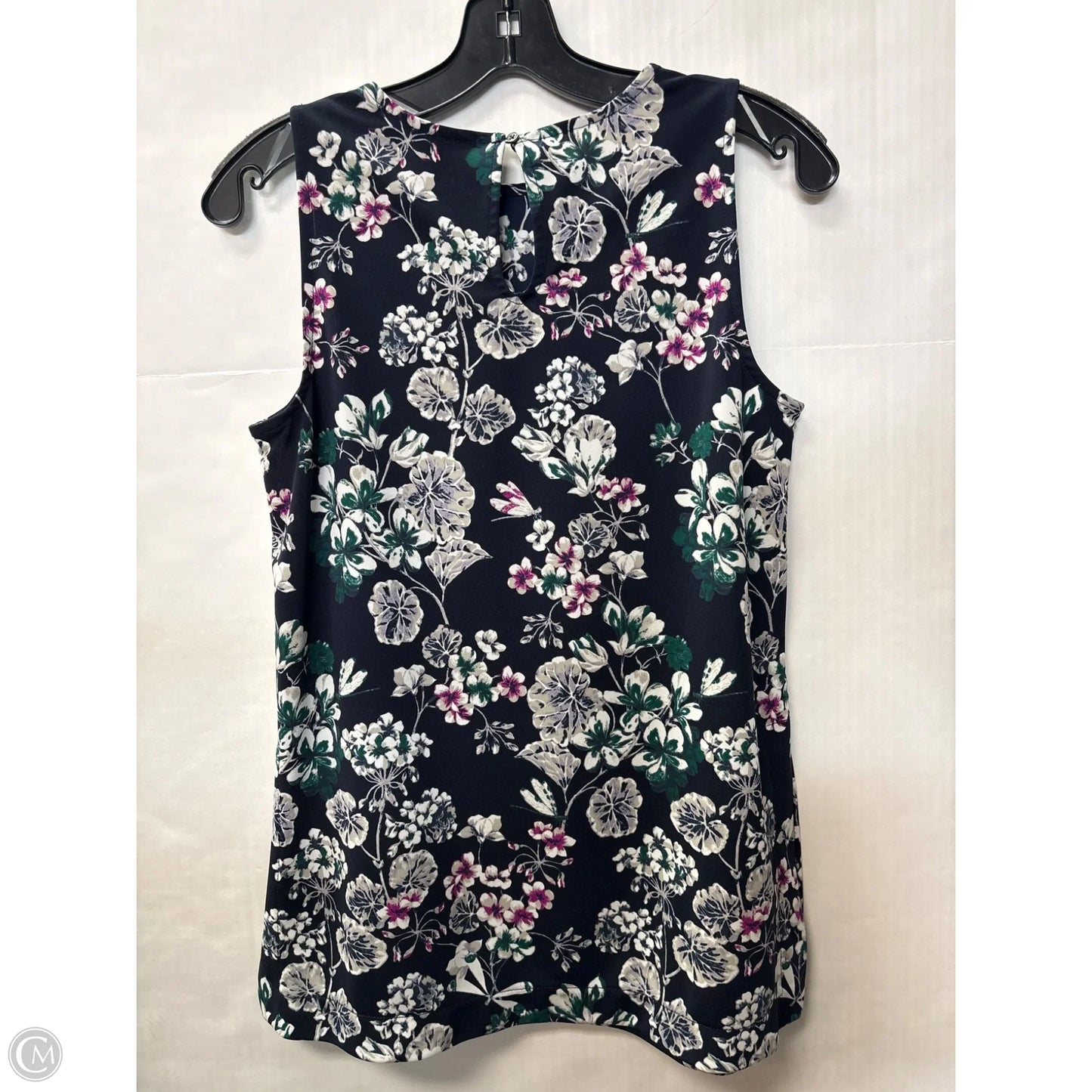 Top Sleeveless By Ann Taylor In Navy, Size: Sp