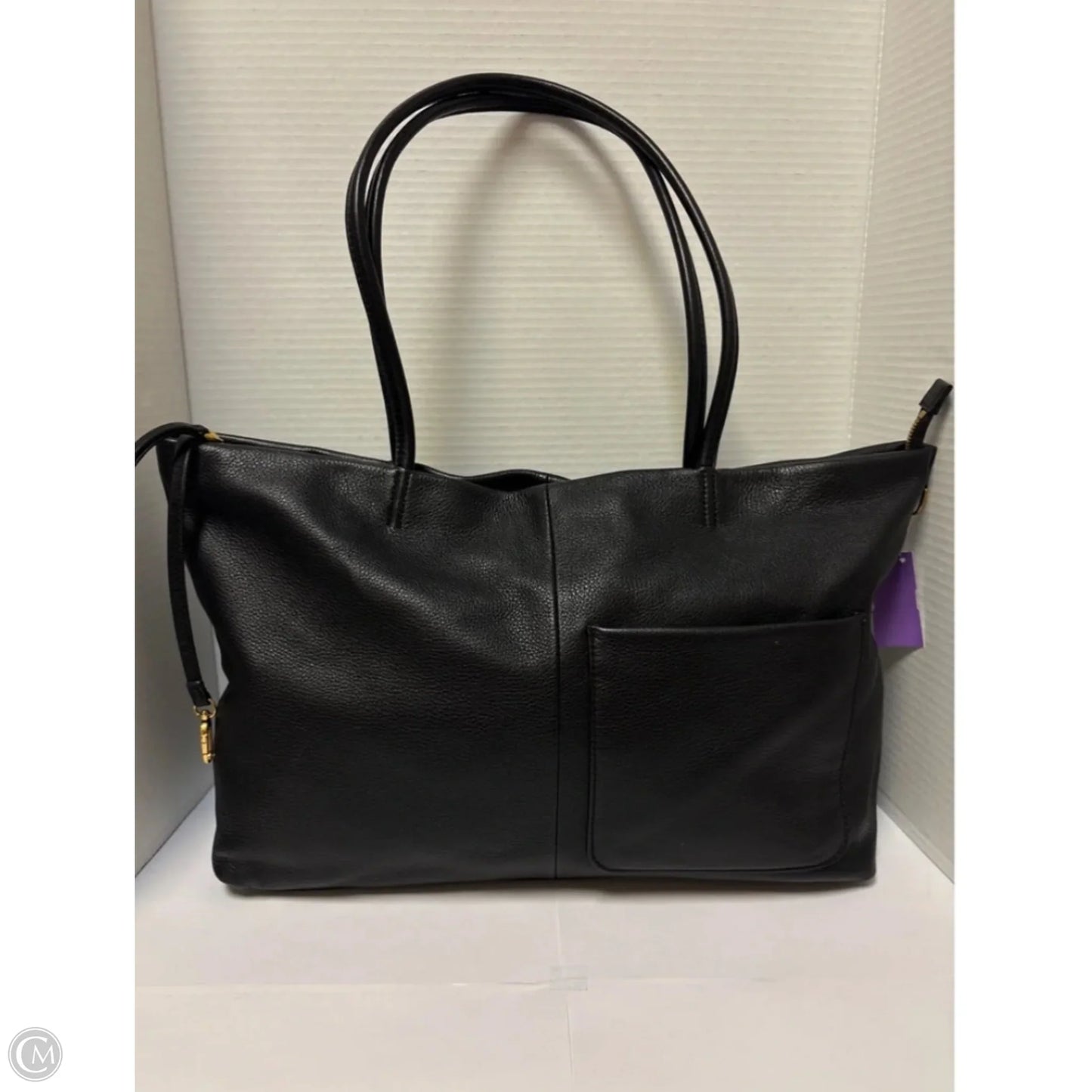 Handbag Leather By Hobo Intl, Size: Large