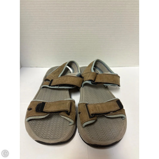 Sandals Flats By Eddie Bauer In Brown, Size: 8