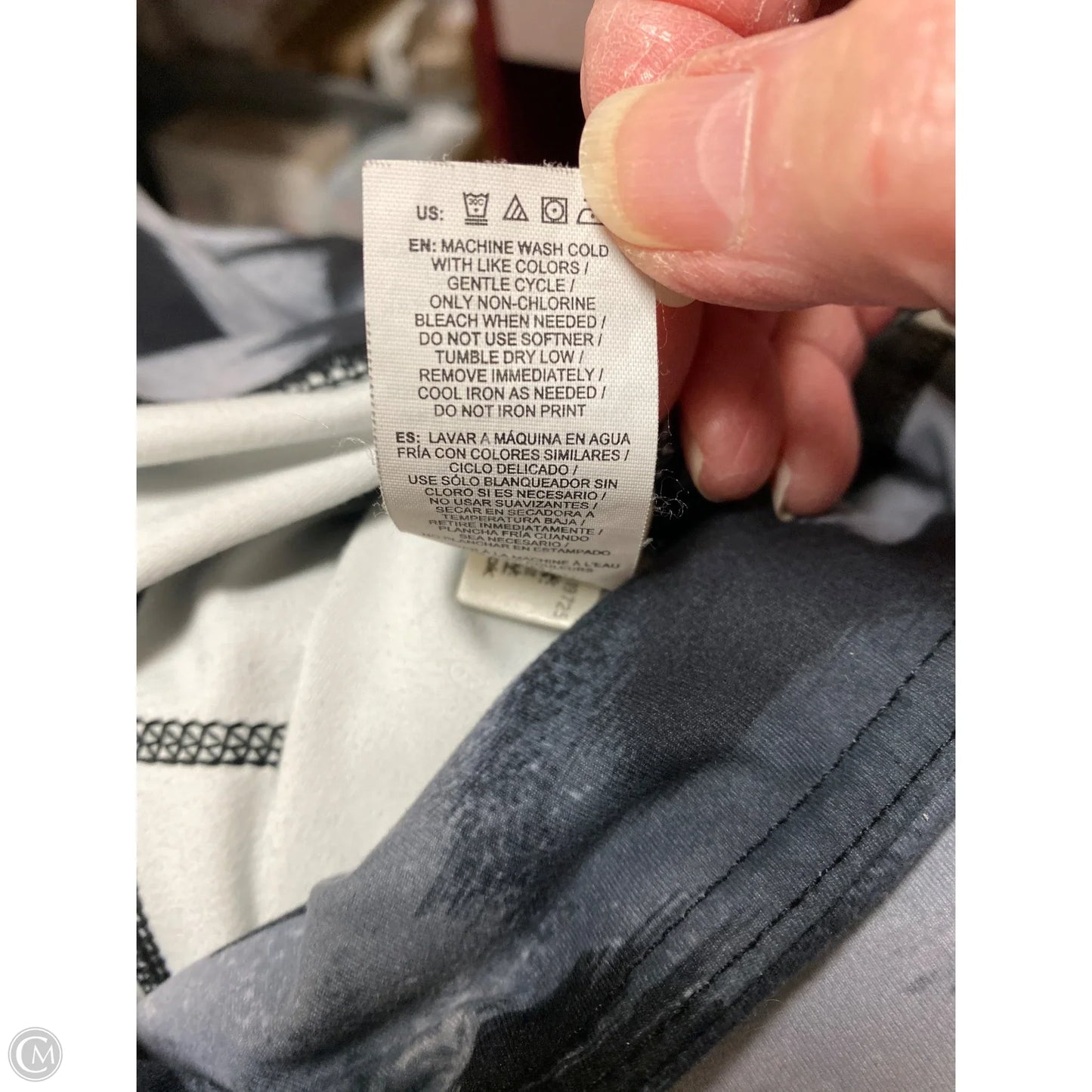 Athletic Leggings By Reebok In Black, Size: S