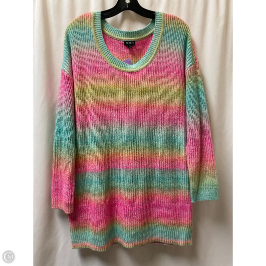 Sweater By Torrid In Multi-colored, Size: 1x