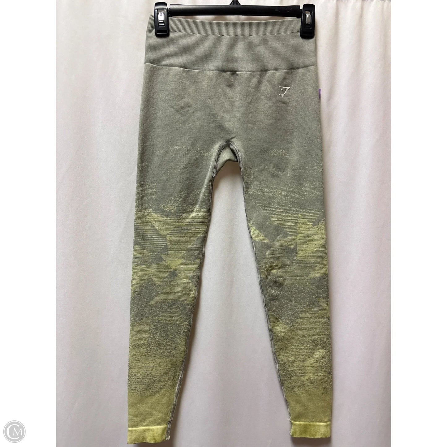 Athletic Leggings By Gym Shark In Yellow, Size: S