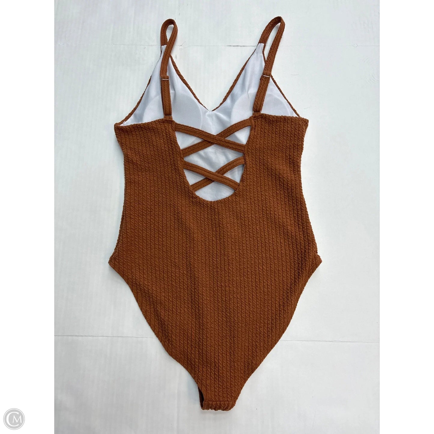 Swimsuit By Clothes Mentor In Brown, Size: M