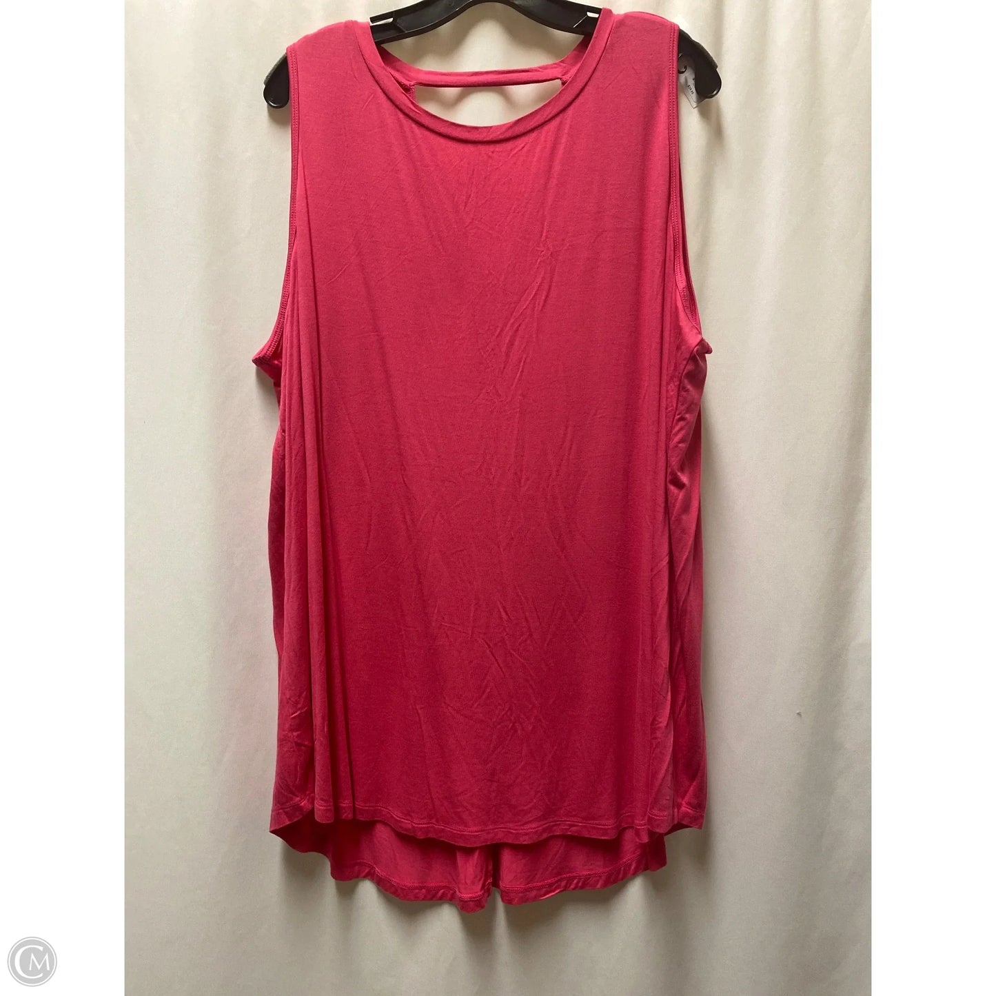 Athletic Top Short Sleeve By Livi Active In Pink, Size: 3x