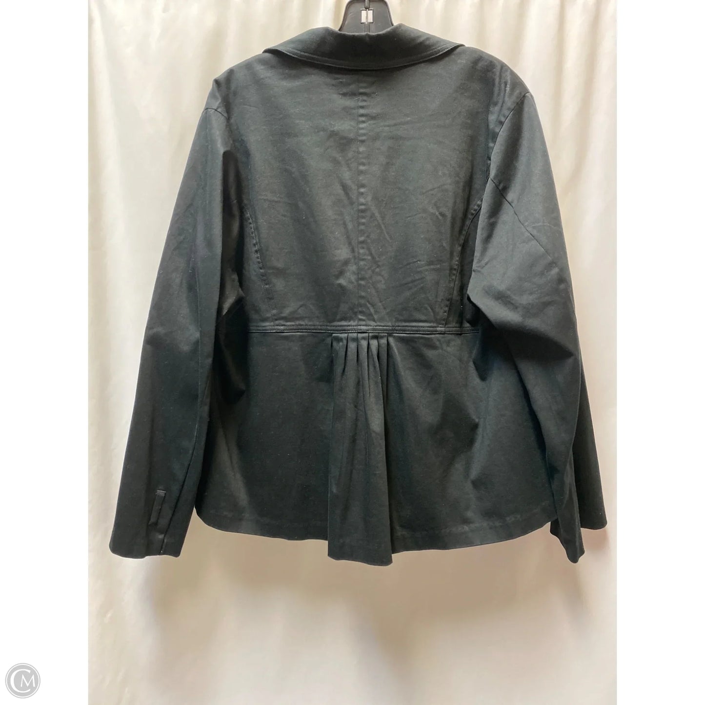 Jacket Other By Cato In Black, Size: 1x
