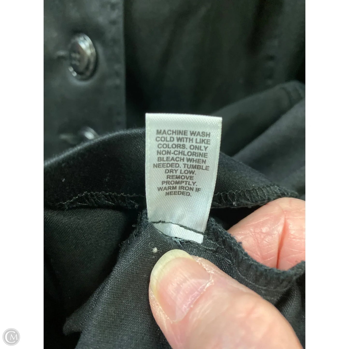 Jacket Other By Cato In Black, Size: 1x