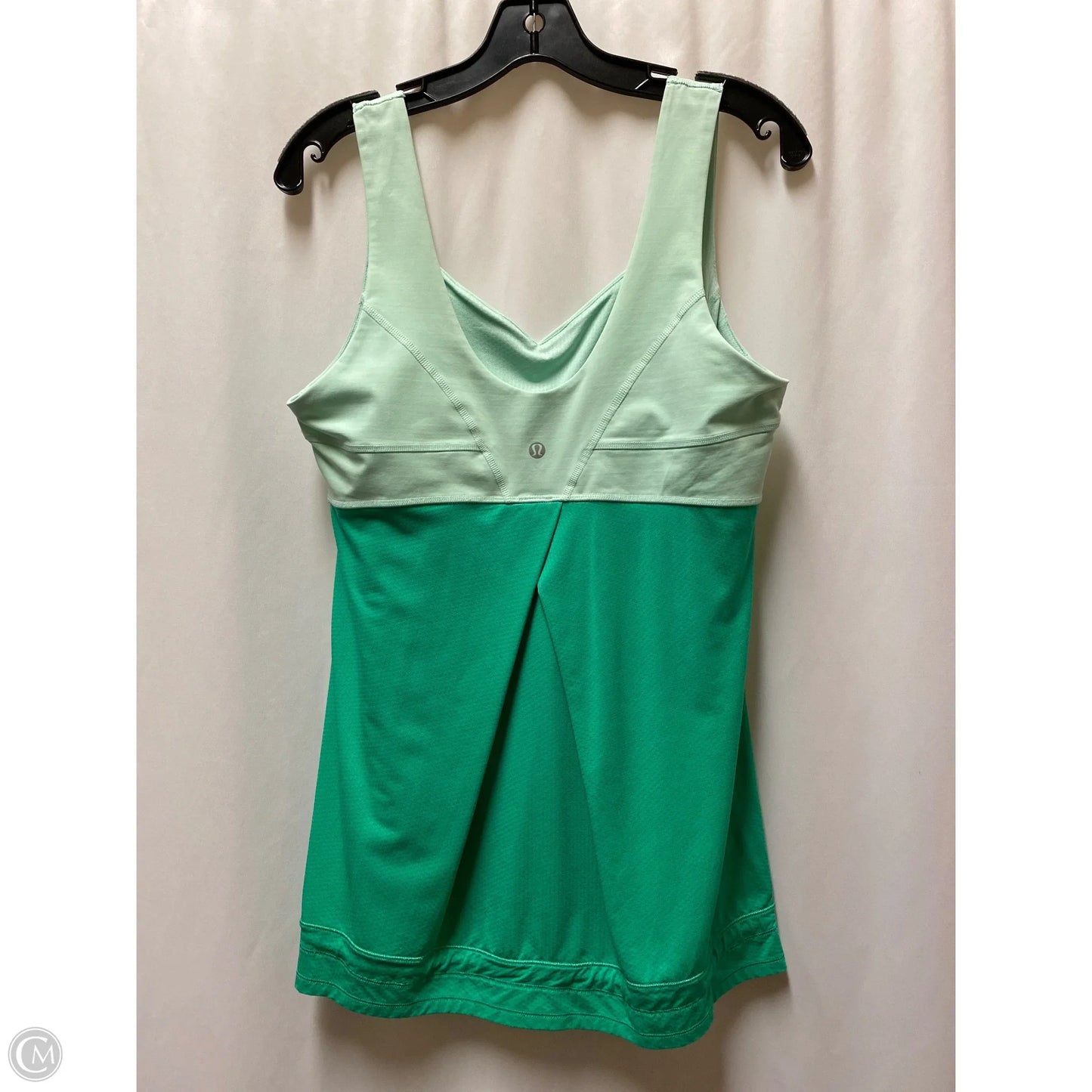 Athletic Tank Top By Lululemon In Green, Size: 12