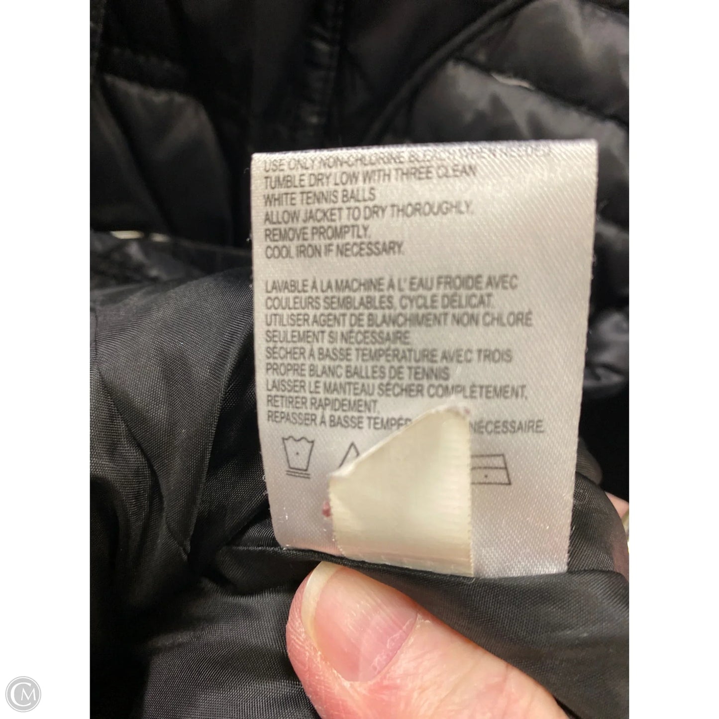 Coat Puffer & Quilted By Laundry In Black, Size: Xs