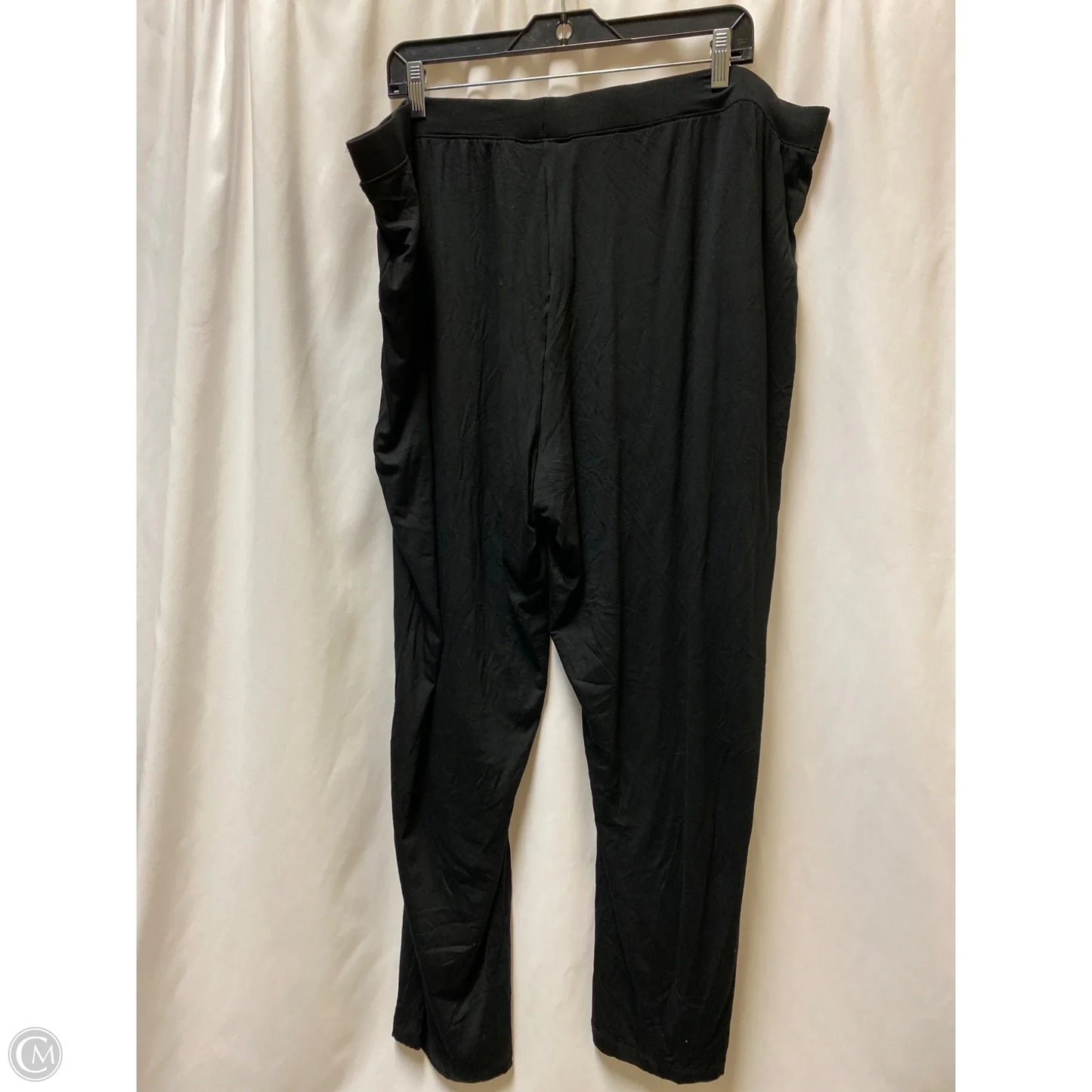 Pants Lounge By Catherines In Black, Size: 3x