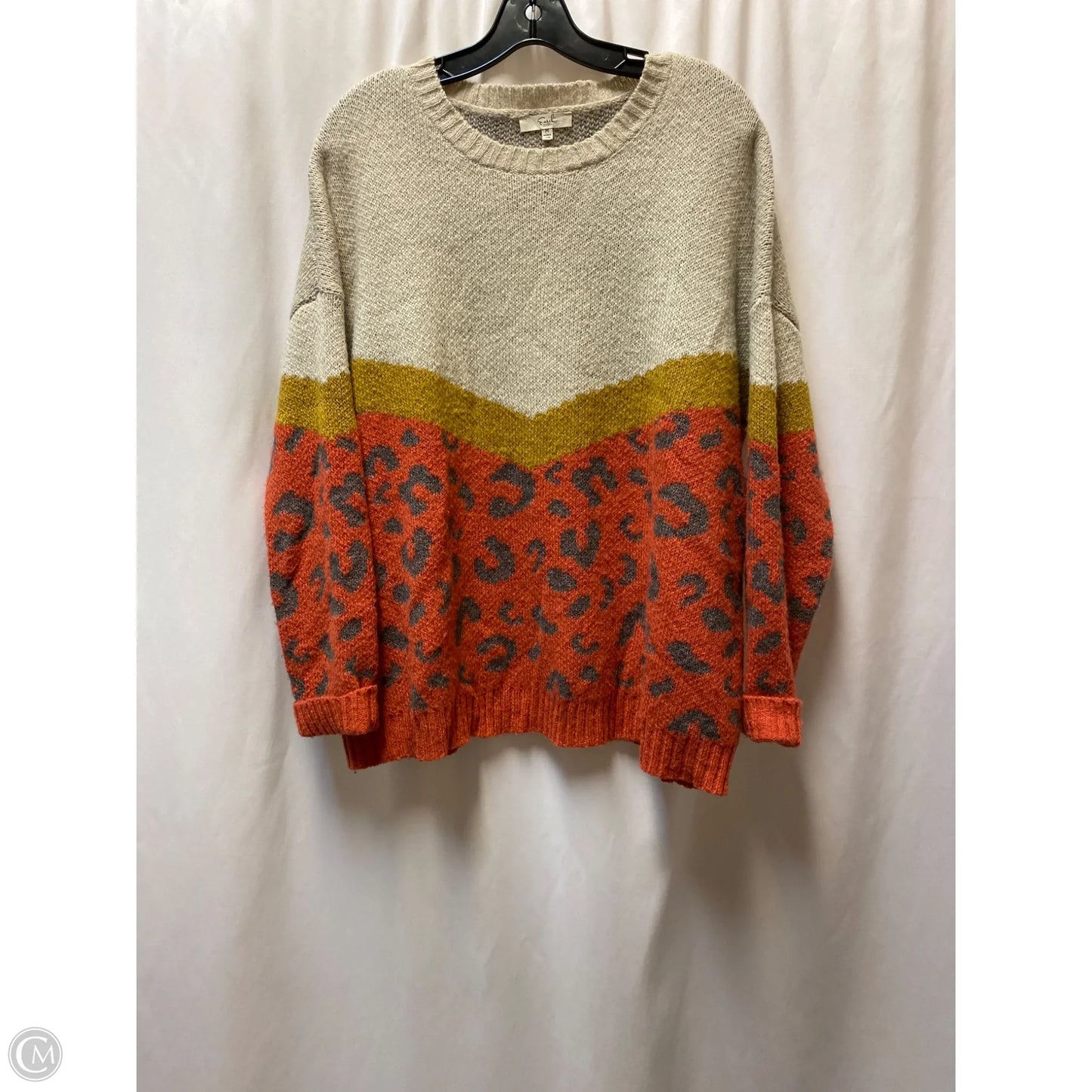 Sweater By Easel In Animal Print, Size: M