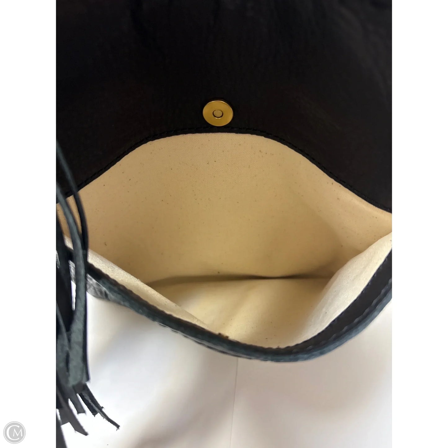 Handbag Leather By Margot, Size: Medium