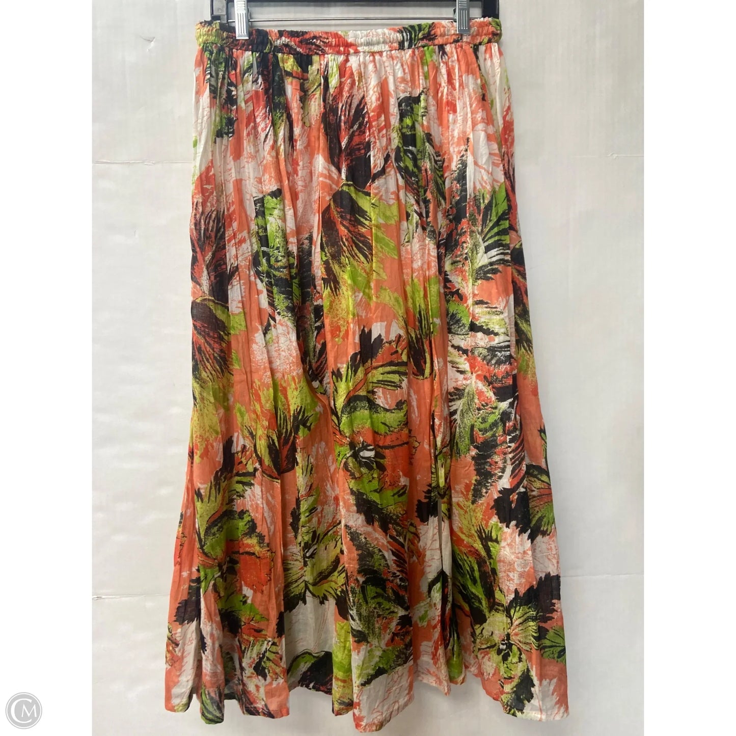Skirt Midi By Clothes Mentor In Orange, Size: Osfm